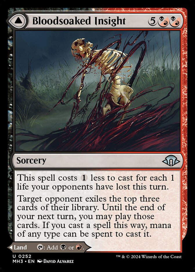 Bloodsoaked Insight // Sanguine Morass (MH3) (252)