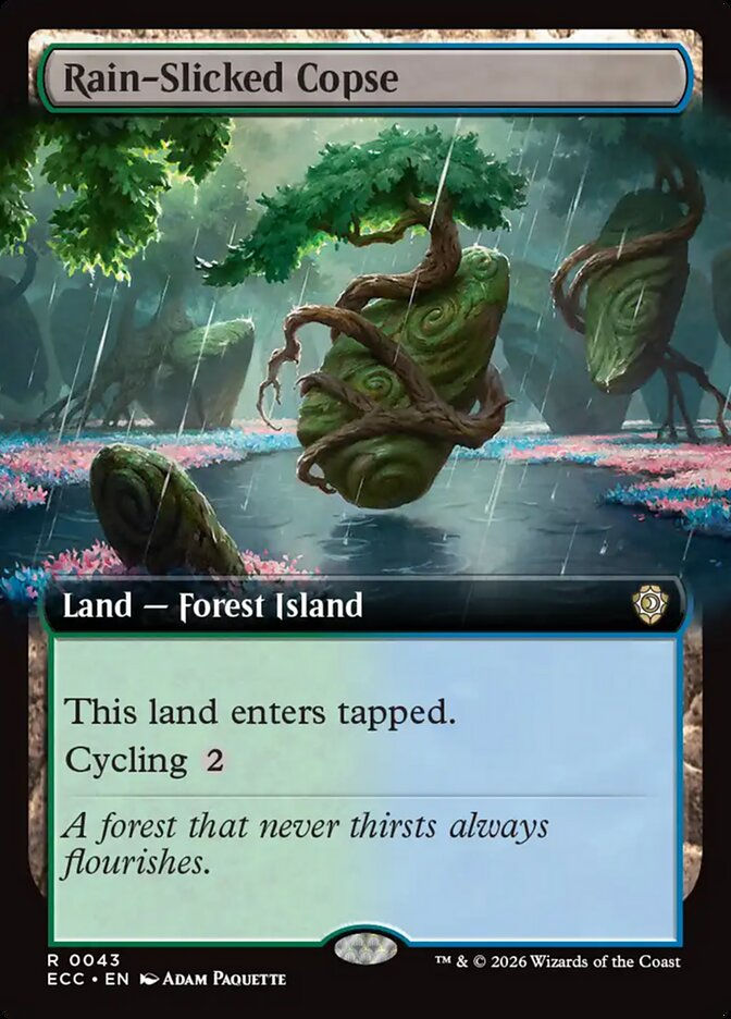 Rain-Slicked Copse (ECC) (43) / Extended Art