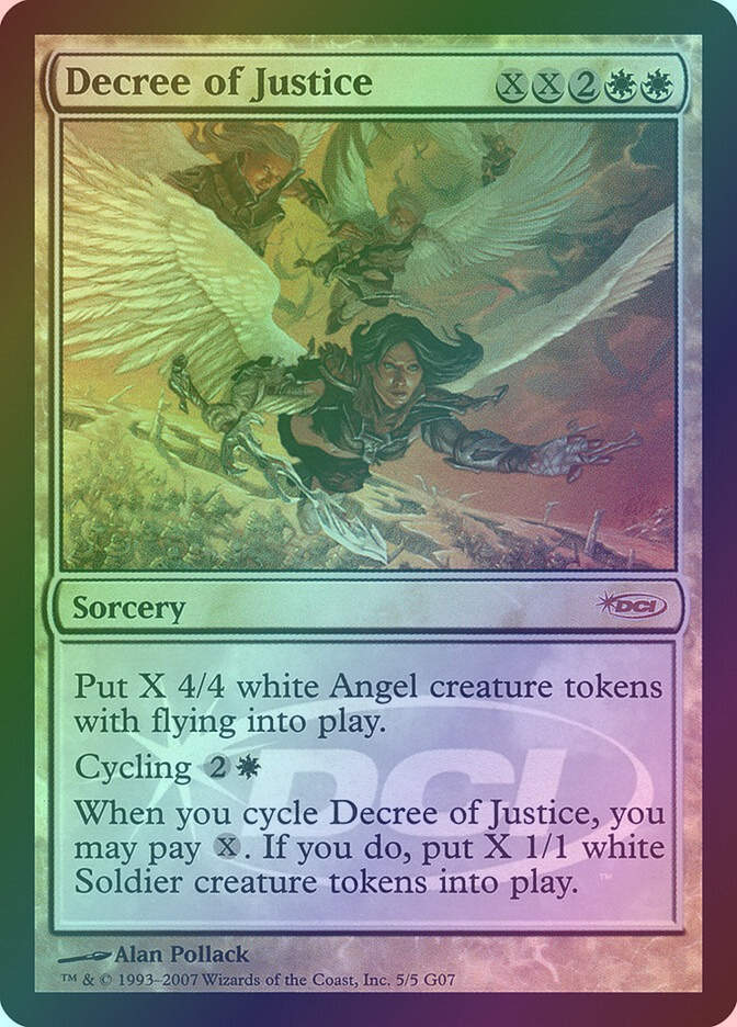 Decree of Justice (G07) (5) / Foil