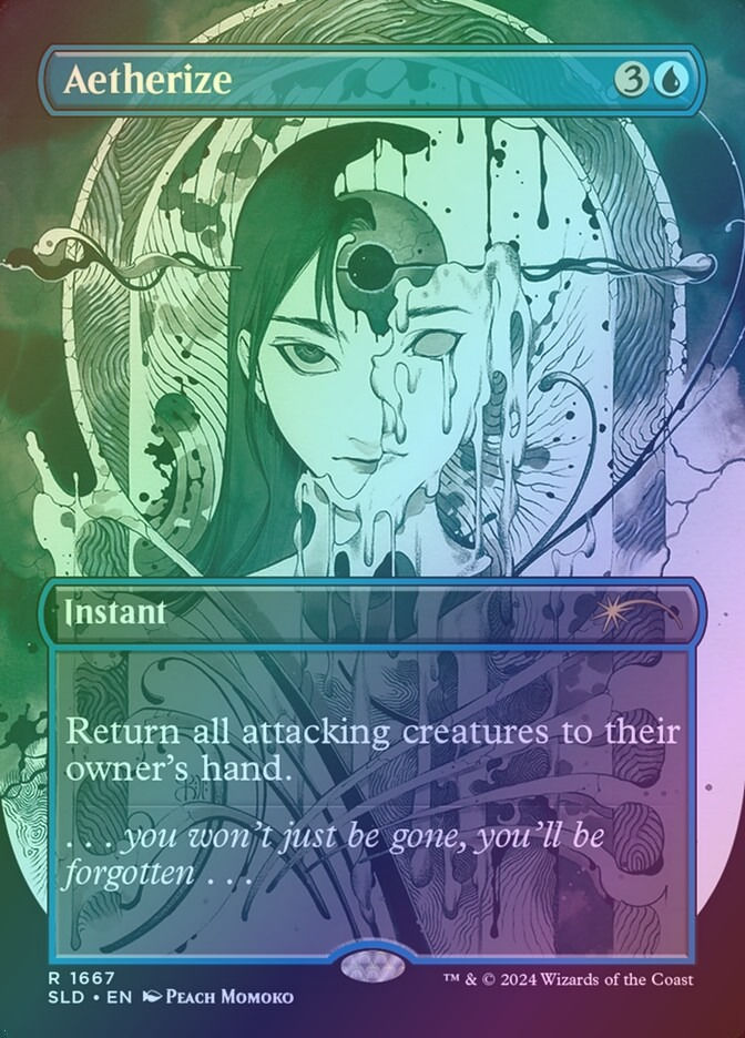 Aetherize (SLD) (1667) / Borderless / Foil