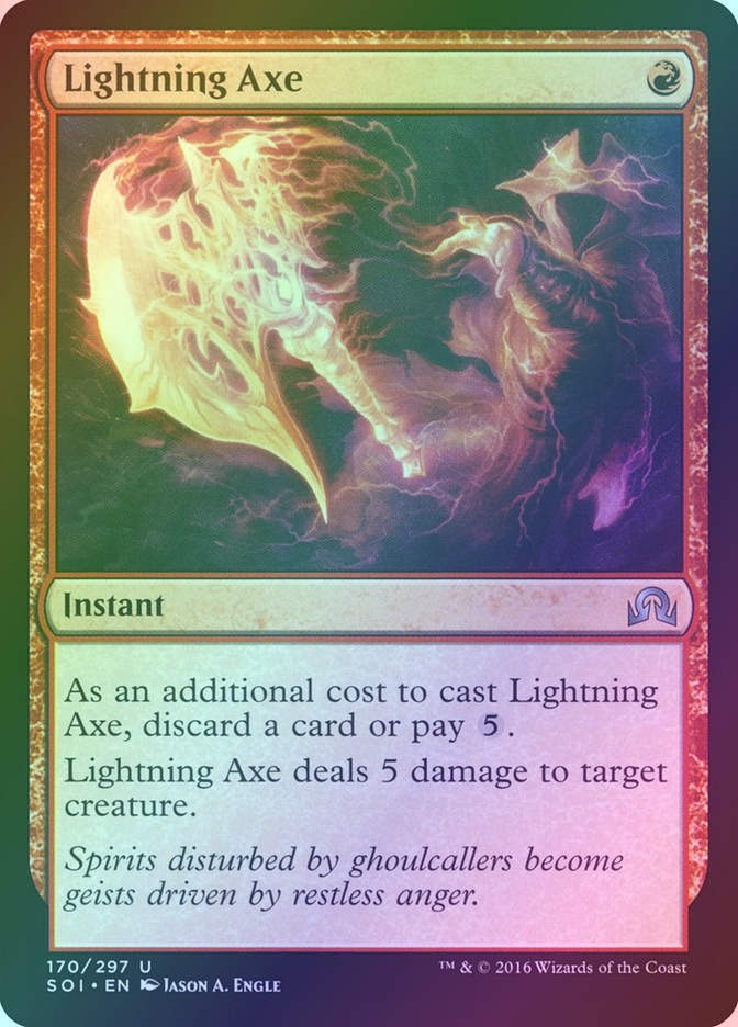Lightning Axe (SOI) (170) / Foil