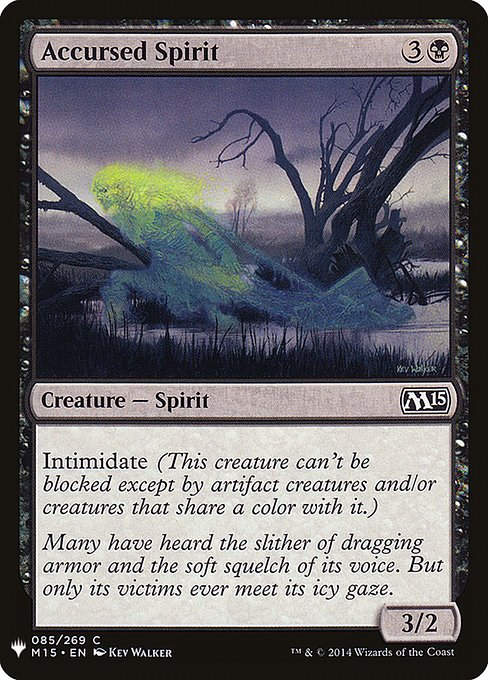 Accursed Spirit (PLST) (M15-85)