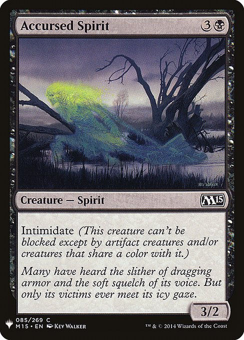 Accursed Spirit (PLST) (M15-85)