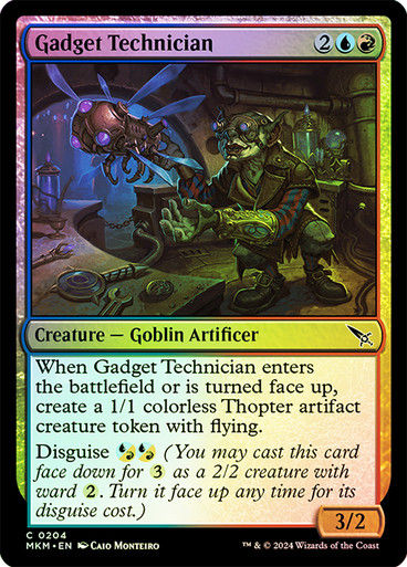 Gadget Technician (mkm) (204) / Foil