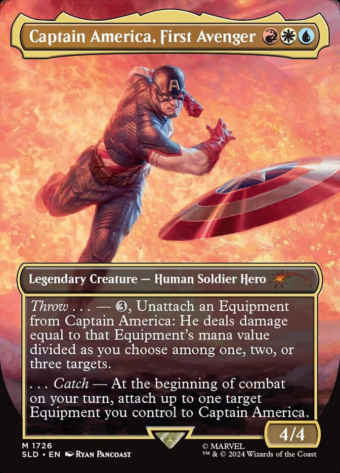 Captain America, First Avenger (SLD) (1726) / Borderless