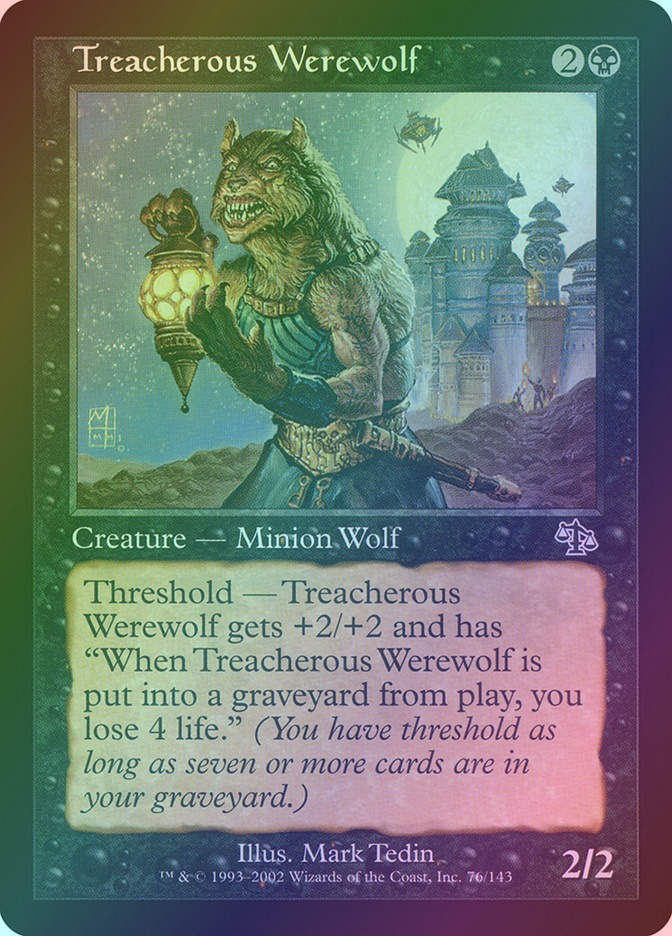 Treacherous Werewolf (JUD) (76) / Foil