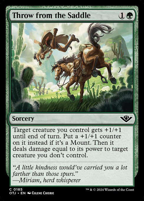 Throw from the Saddle (otj) (185)