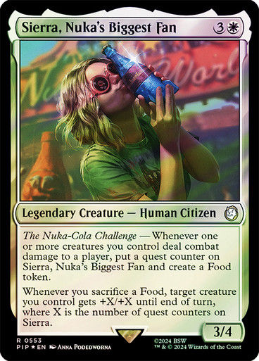 Sierra, Nuka's Biggest Fan (pip) (553) / Surge Foil