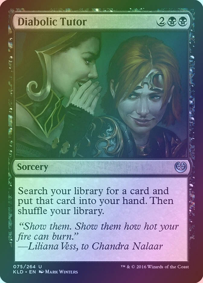 Diabolic Tutor (KLD) (75) / Foil