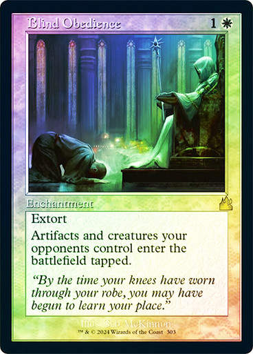 Blind Obedience (rvr) (303) / Retro / Foil