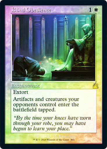 Blind Obedience (rvr) (303) / Retro / Foil
