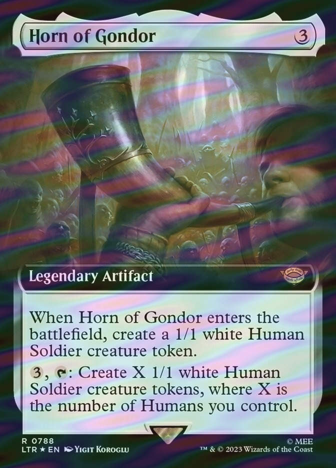 Horn of Gondor (LTR) (788) / Extended Art / Surge Foil