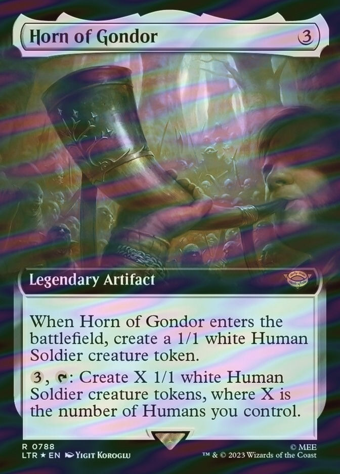 Horn of Gondor (LTR) (788) / Extended Art / Surge Foil