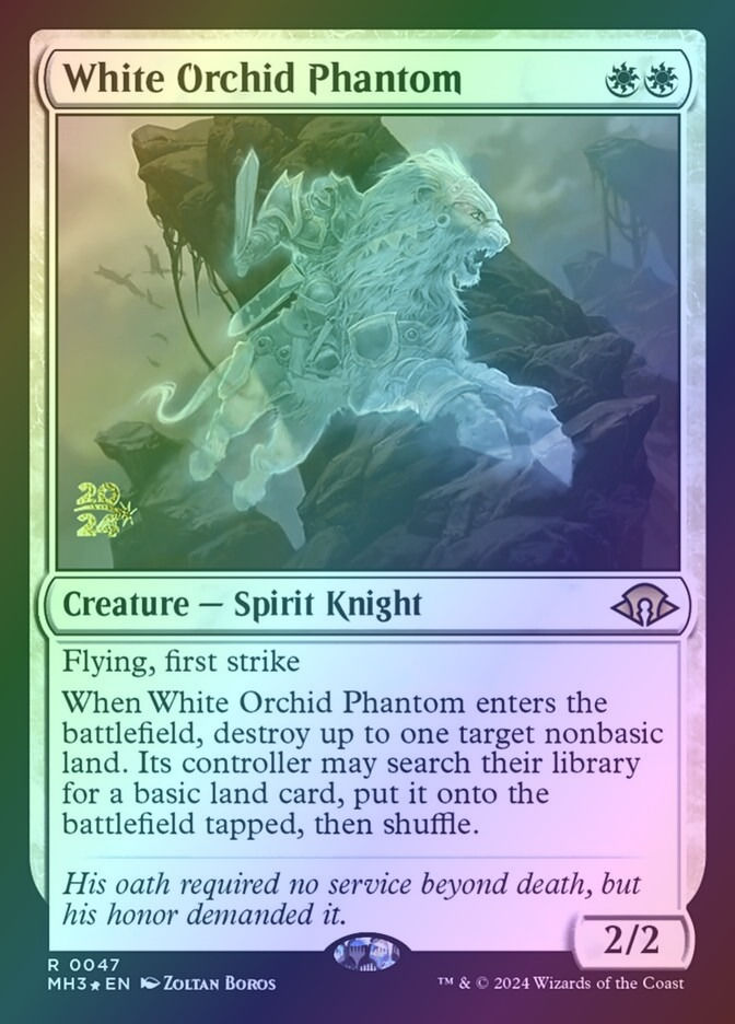 White Orchid Phantom (PMH3) (47s) / Foil
