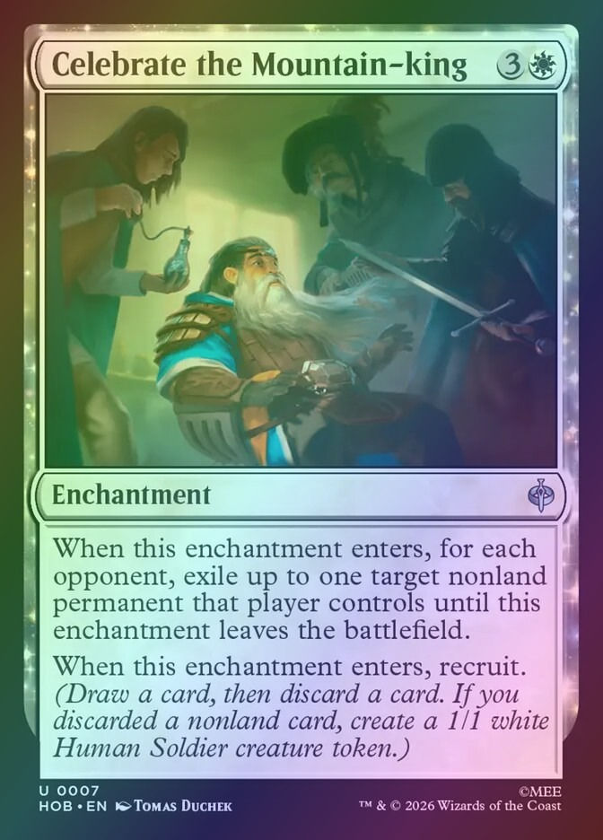 Celebrate the Mountain-king (HOB) (7) / Foil