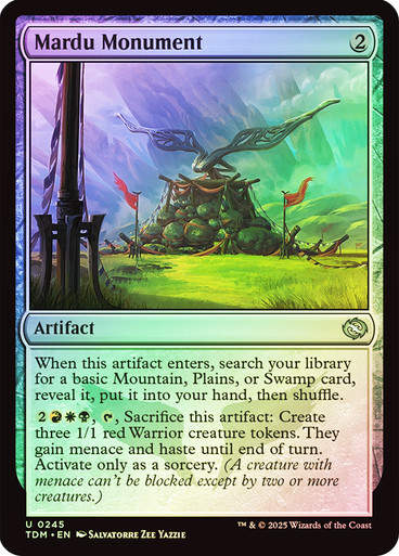Mardu Monument (TDM) (245) / Foil