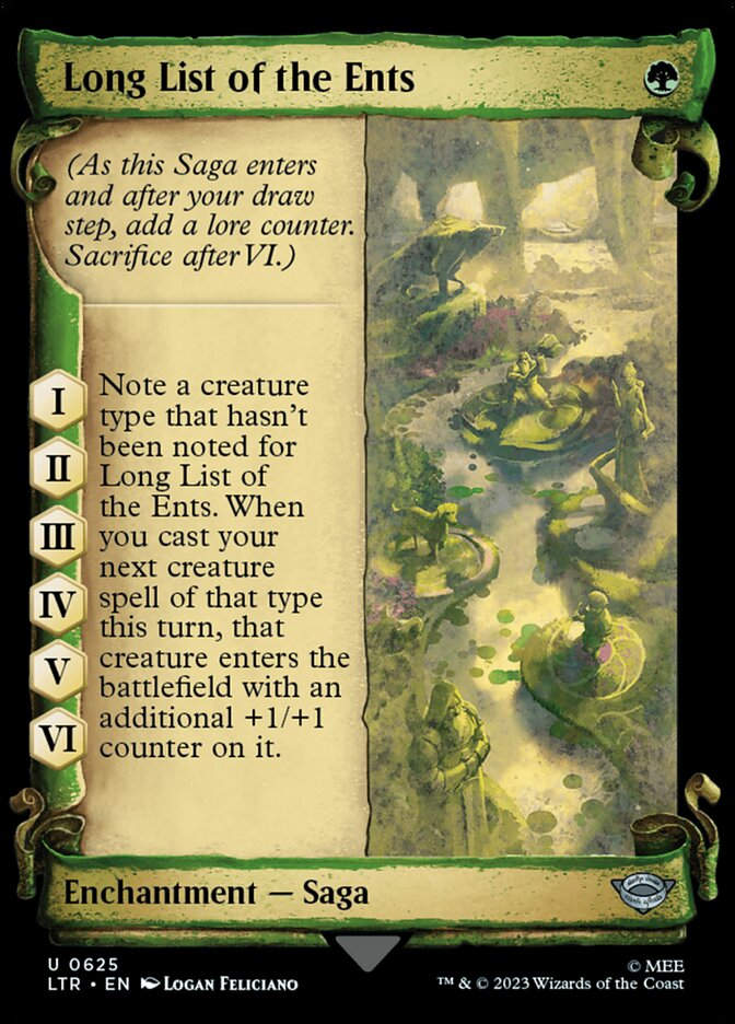 Long List of the Ents (LTR) (625) / Showcase
