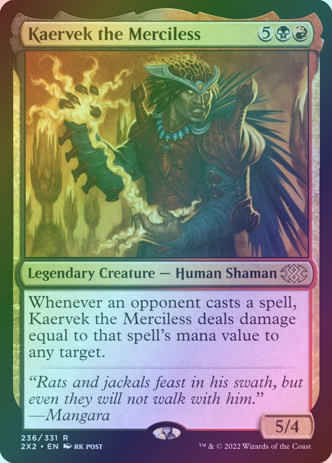 Kaervek the Merciless (2X2) (236) / Foil