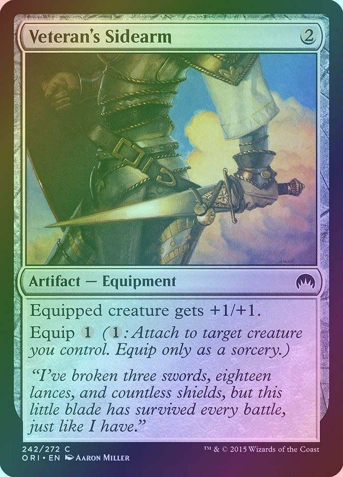 Veteran's Sidearm (ORI) (242) / Foil