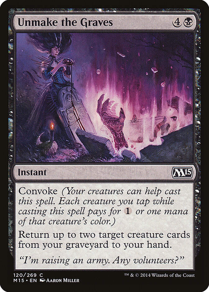 Unmake the Graves (M15) (120)