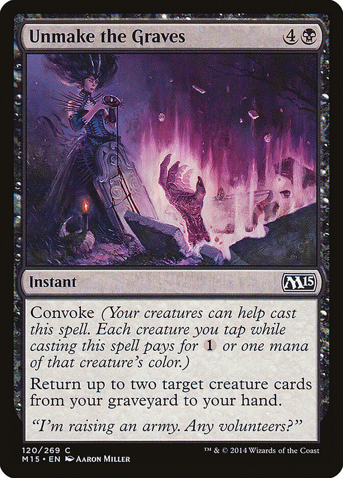 Unmake the Graves (M15) (120)