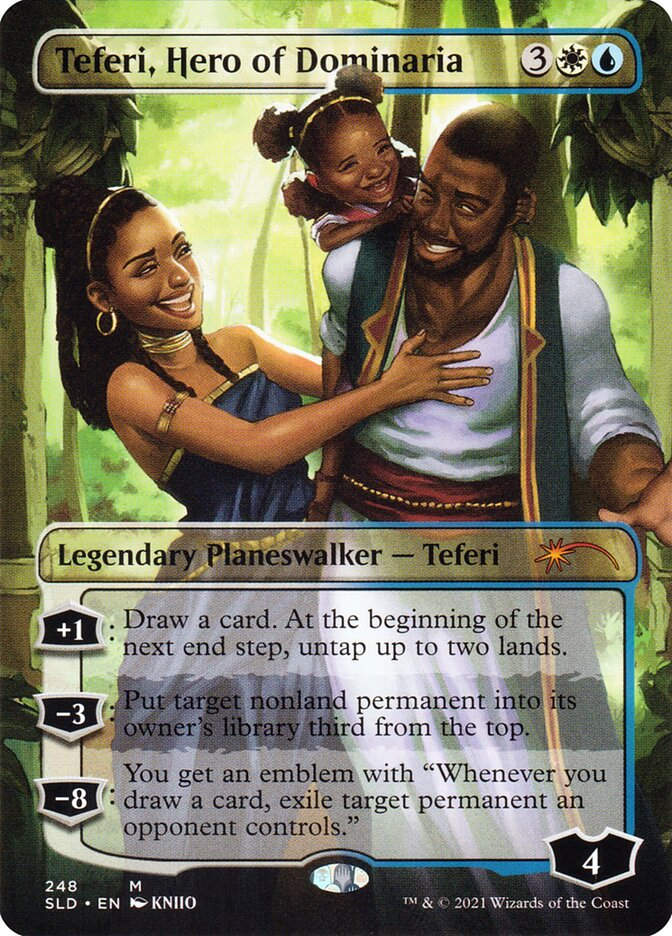 Teferi, Hero of Dominaria (SLD) (248) / Borderless