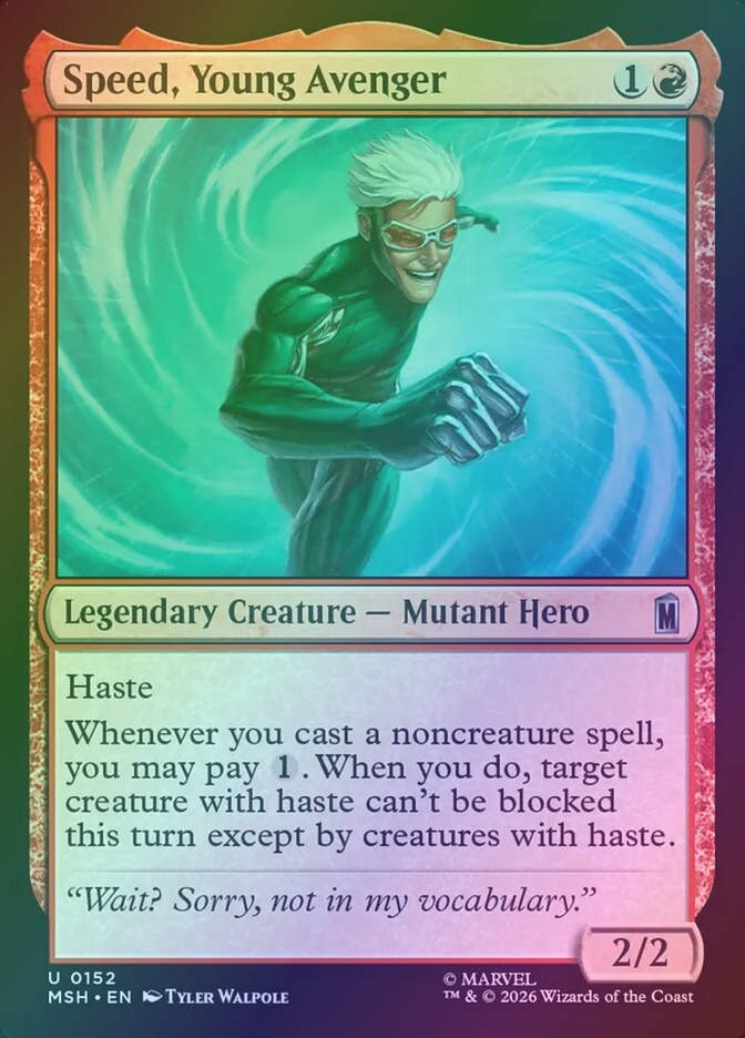 Speed, Young Avenger (MSH) (152) / Foil