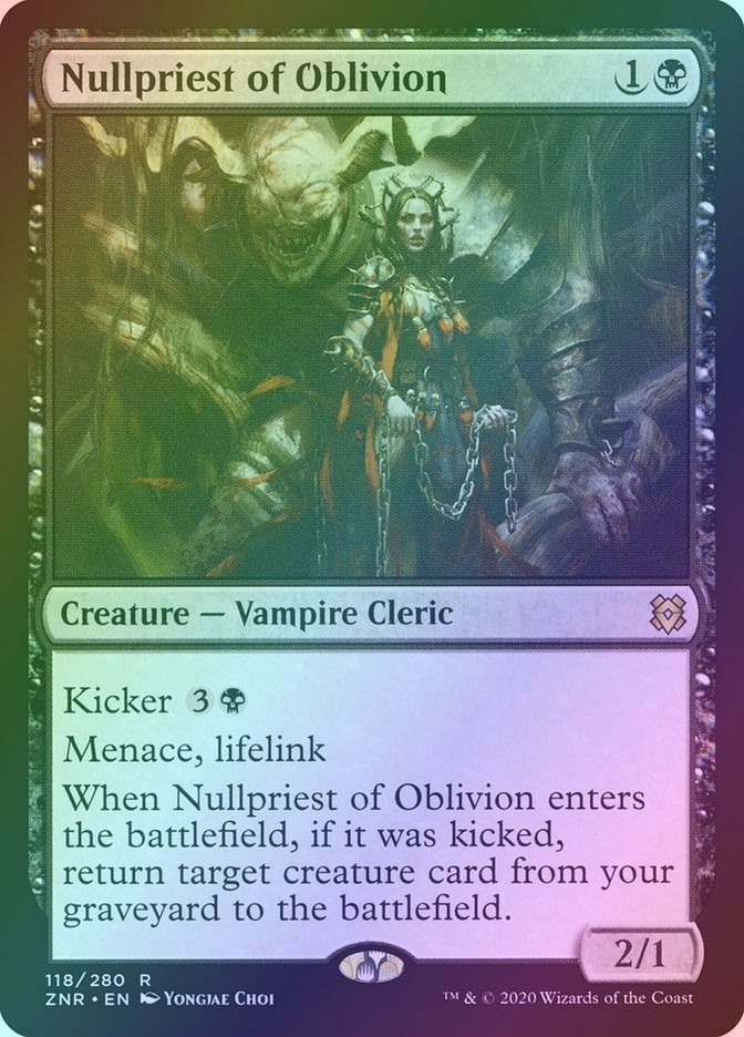 Nullpriest of Oblivion (ZNR) (118) / Foil
