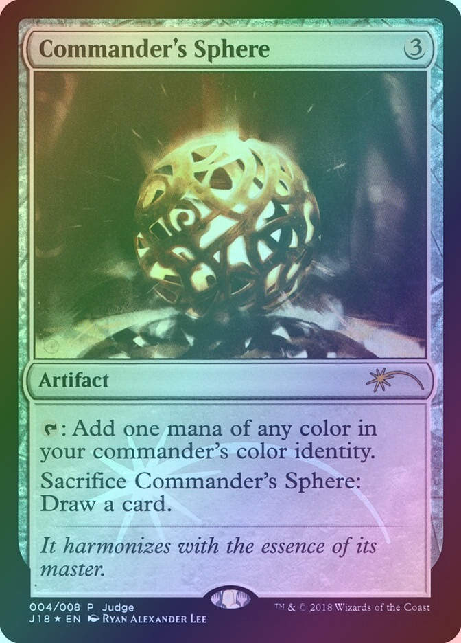 Commander's Sphere (J18) (4) / Foil