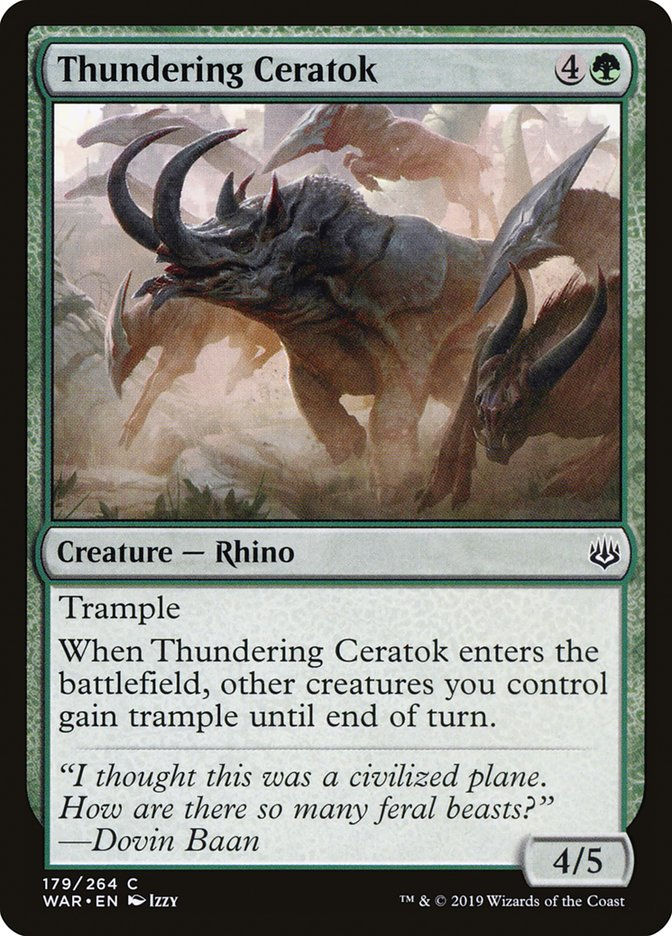 Thundering Ceratok (WAR) (179)