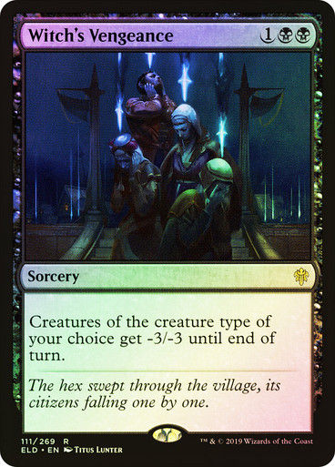 Witch's Vengeance (ELD) (111) / Foil