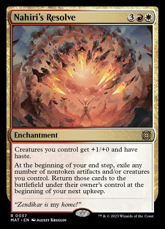 Nahiri's Resolve (MAT)