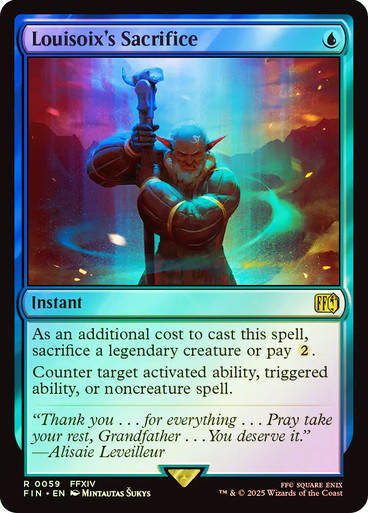 Louisoix's Sacrifice (FIN) (59) / Foil