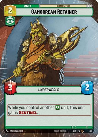 Gamorrean Retainer (Hyperspace) (SHD_#381)