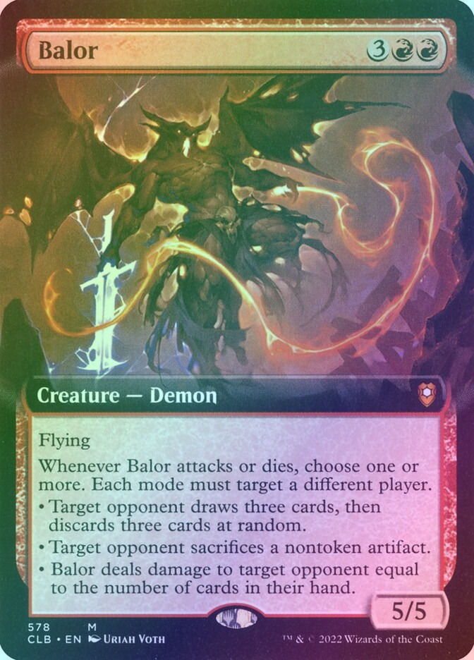 Balor (CLB) (578) / Extended Art / Foil