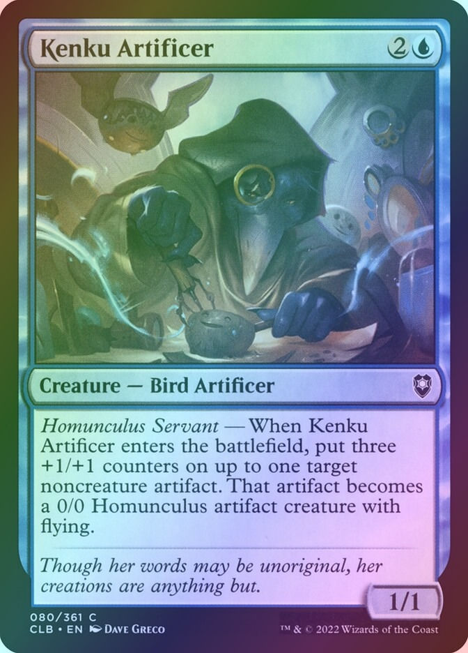 Kenku Artificer (CLB) (80) / Foil