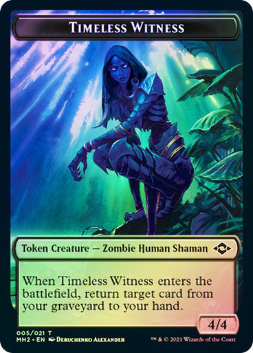 Token (Squirrel // Timeless Witness) (MH2) / Foil — cara 2 de 2