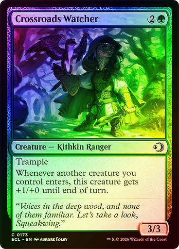 Crossroads Watcher (ECL) (173) / Foil