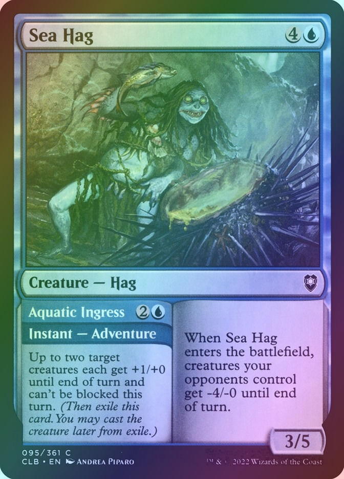 Sea Hag // Aquatic Ingress (CLB) (95) / Foil
