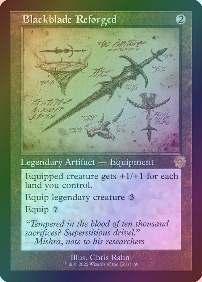 Blackblade Reforged (BRR) (69) / Foil / Schematic