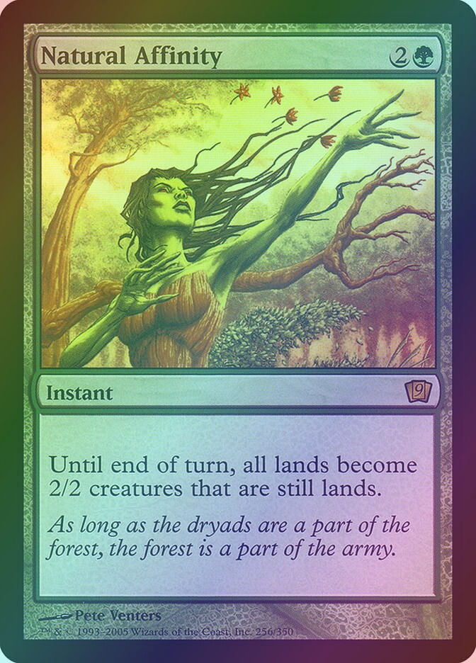 Natural Affinity (9ED) (256★) / Foil