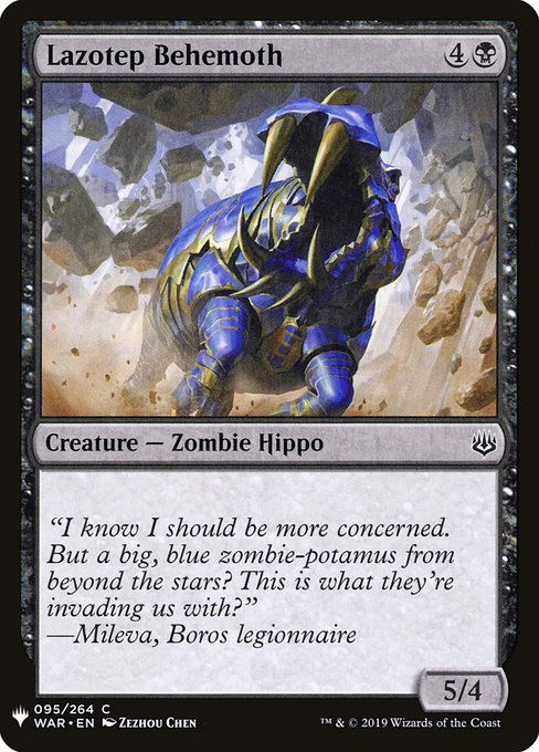 Lazotep Behemoth (PLST) (WAR-95)