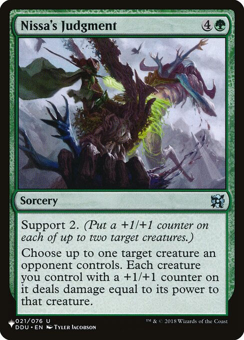 Nissa's Judgment (PLST) (DDU-21)