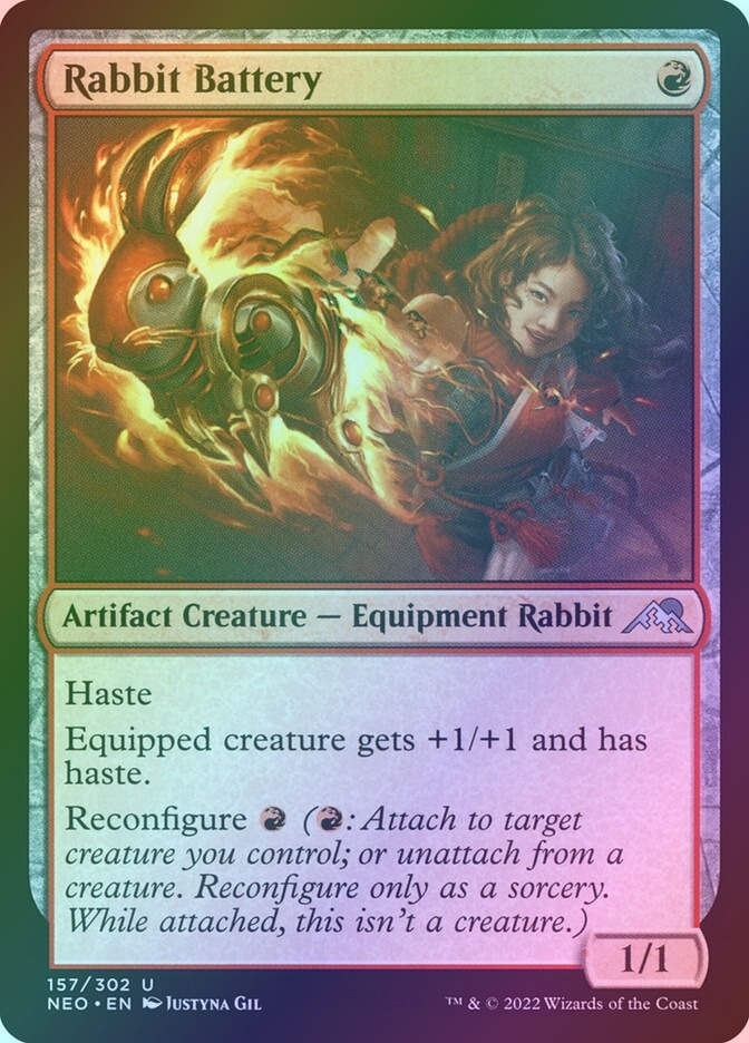 Rabbit Battery (NEO) (157) / Foil