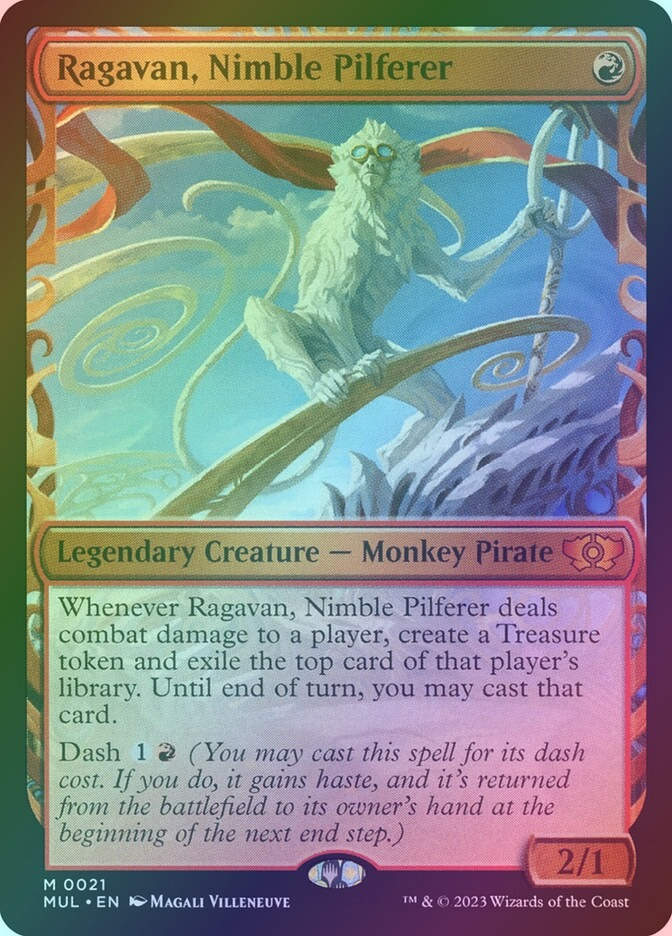 Ragavan, Nimble Pilferer (MUL) (21) / Showcase / Foil