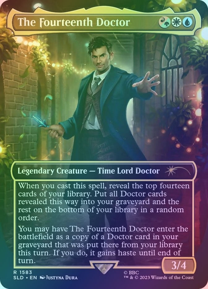 The Fourteenth Doctor (SLD) (1583) / Borderless / Foil