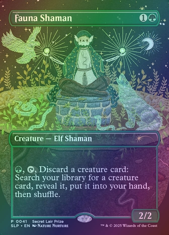 Fauna Shaman (SLP) (41) / Borderless / Foil