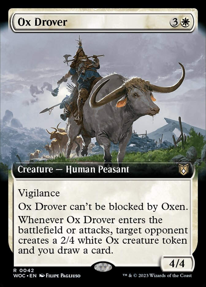 Ox Drover (WOC) (42) / Extended Art