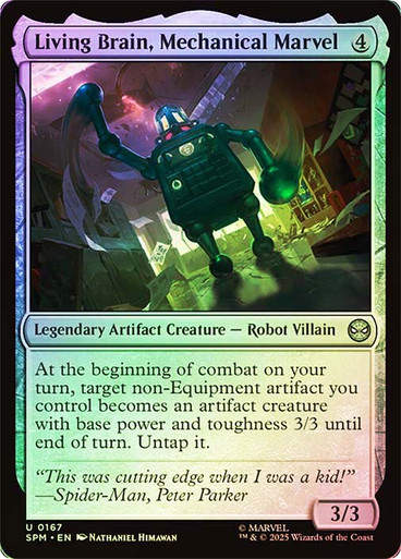 Living Brain, Mechanical Marvel (SPM) (167) / Foil