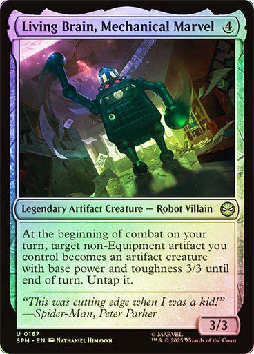 Living Brain, Mechanical Marvel (SPM) (167) / Foil